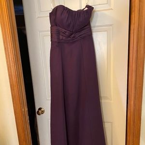 Deep purple dress